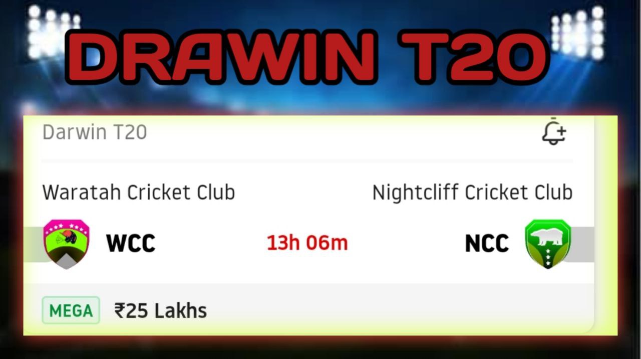 Read more about the article WCC VS NCC DREAM11 TEAM |  WCC VS NC DREAM11 | WC VS NCC DREAM11 PREDICTION | WC VS NCC TEAM | WC VS NCC SCOREBOARD | WC VS NCC PLAYING 11 | MATCH REPORT | Darwin T20 |